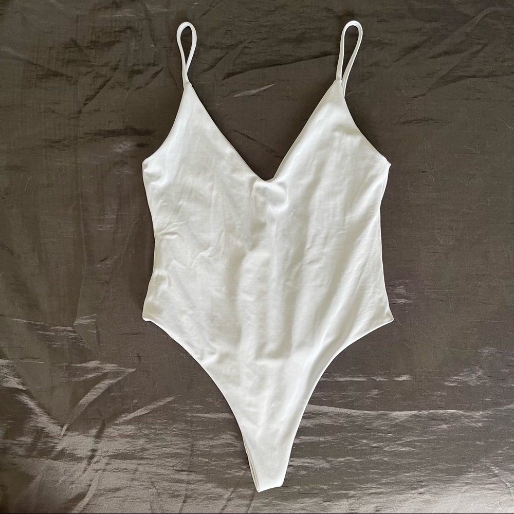 Solid Color One Piece Bikini